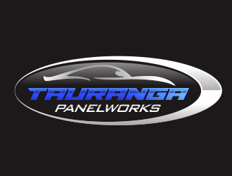 TAURANGA PANELWORKS  logo design by YONK