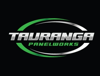 TAURANGA PANELWORKS  logo design by moomoo