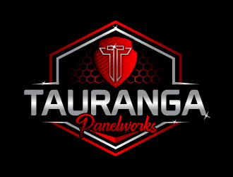 TAURANGA PANELWORKS  logo design by firstmove