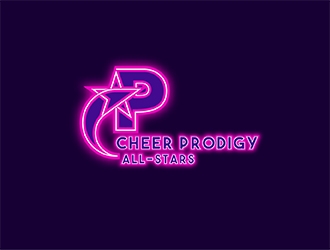 Cheer Prodigy All-Stars  logo design by HohoDesign