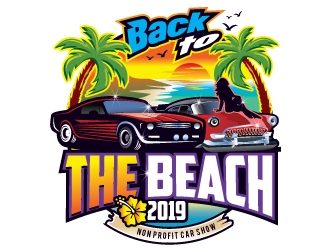Back to the Beach 2019 logo design by REDCROW