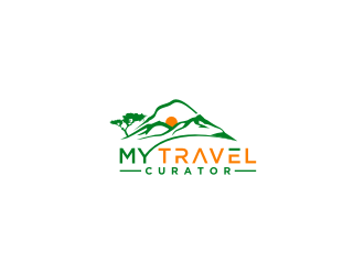 MyTravelCurator logo design by bricton