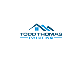 Todd Thomas Painting logo design by RIANW