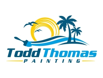 Todd Thomas Painting logo design by ruki