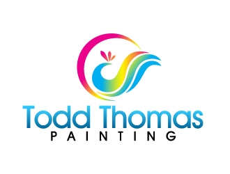Todd Thomas Painting logo design by Dawnxisoul393