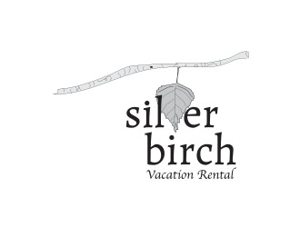 Silver Birch Vacation Rental logo design by not2shabby