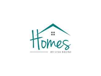Homes By Lisa Bruni  logo design by ndaru