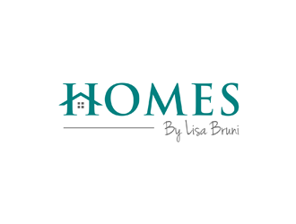 Homes By Lisa Bruni  logo design by ndaru