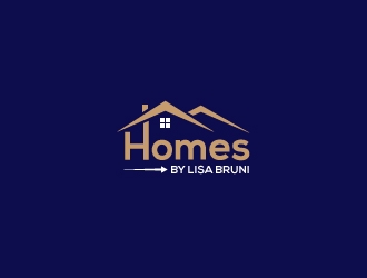 Homes By Lisa Bruni  logo design by Akhtar
