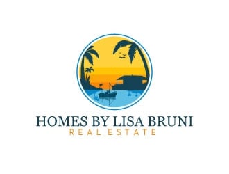 Homes By Lisa Bruni  logo design by AYATA