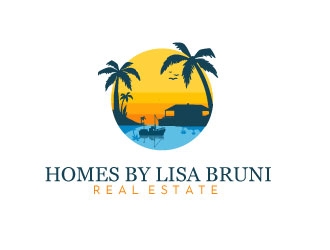 Homes By Lisa Bruni  logo design by AYATA