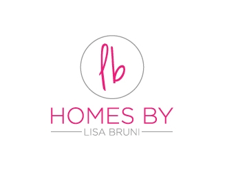 Homes By Lisa Bruni  logo design by my!dea