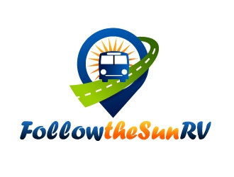 Follow the Sun RV logo design by Dawnxisoul393