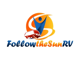 Follow the Sun RV logo design by Dawnxisoul393