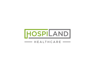Hospiland Healthcare logo design by dewipadi