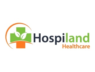 Hospiland Healthcare logo design by kgcreative