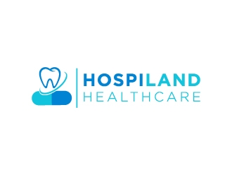 Hospiland Healthcare logo design by BrainStorming