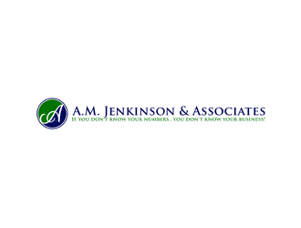 A.M. Jenkinson & Associates logo design by alby