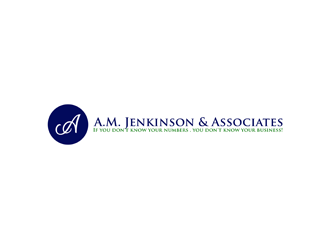 A.M. Jenkinson & Associates logo design by alby