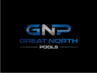 GREAT NORTH POOLS logo design by EkoBooM