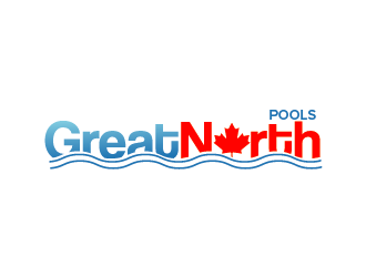 GREAT NORTH POOLS logo design by czars