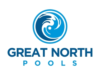 GREAT NORTH POOLS logo design by cikiyunn