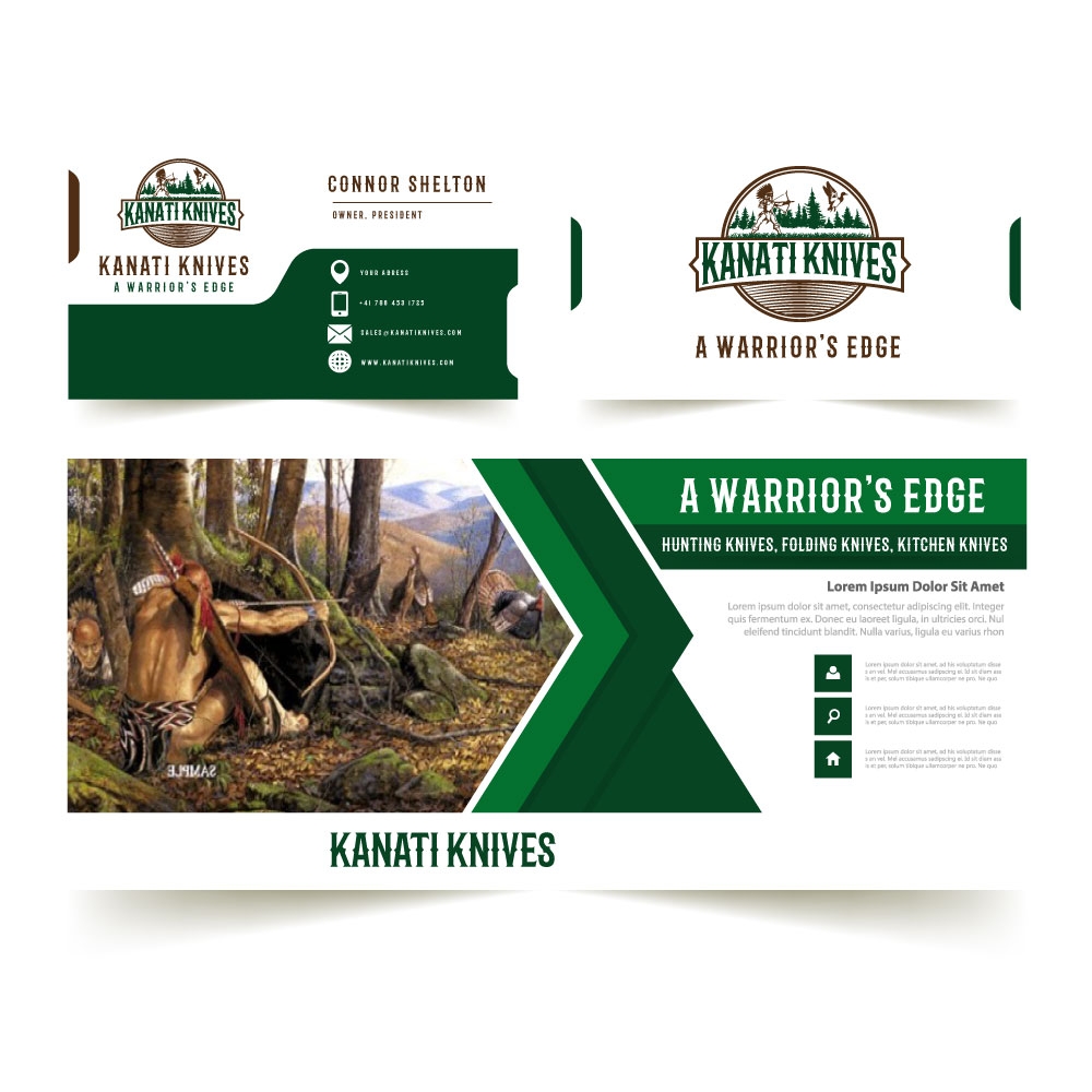 Kanati Knives logo design by AYATA
