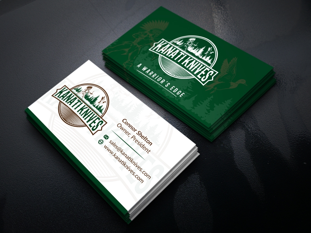 Kanati Knives logo design by akilis13