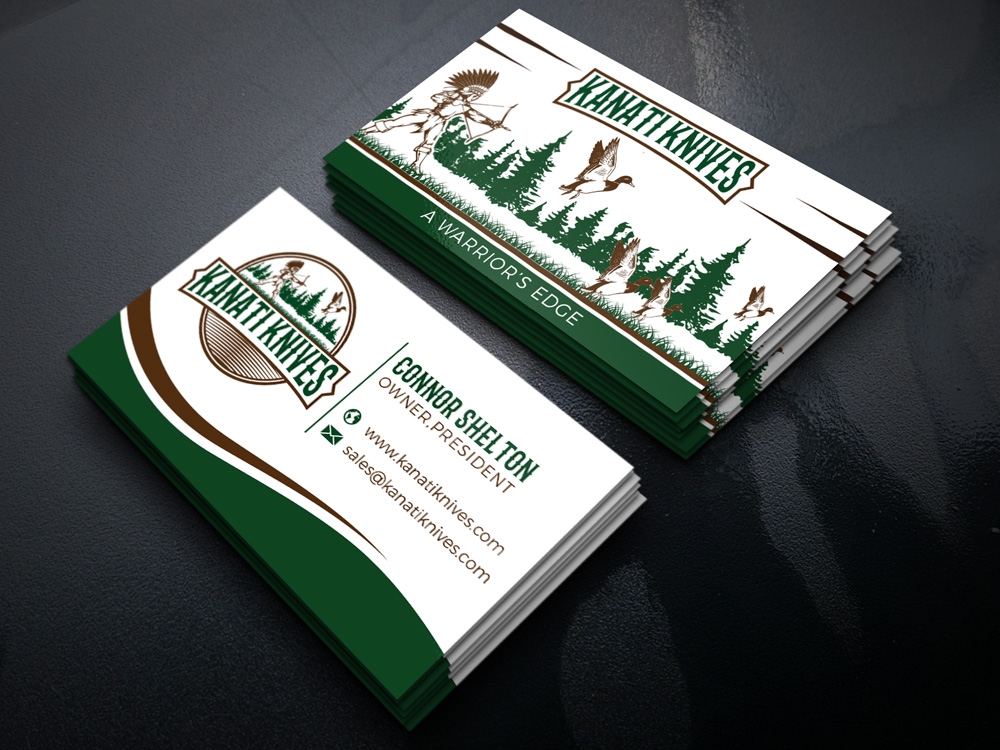 Kanati Knives logo design by Gelotine