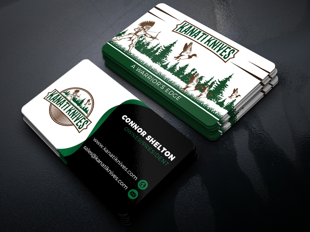 Kanati Knives logo design by Gelotine