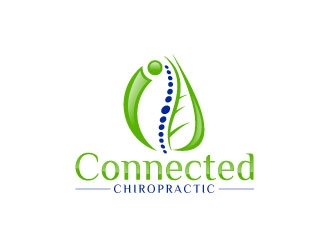 Connected Chiropractic logo design by uttam
