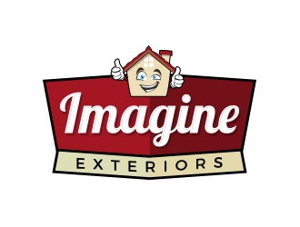 Imagine Exteriors   logo design by MarkindDesign
