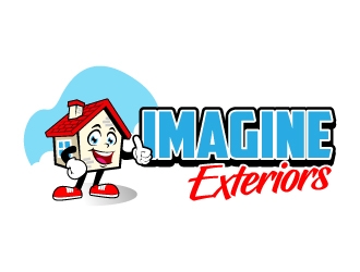 Imagine Exteriors   logo design by jaize