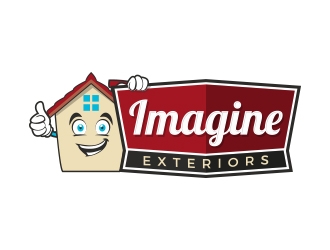 Imagine Exteriors   logo design by MarkindDesign