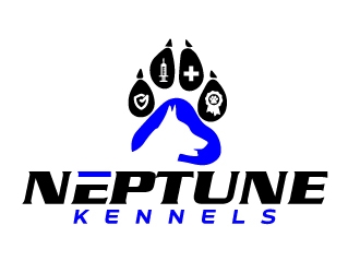 Neptune Kennels  logo design by jaize