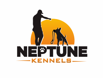 Neptune Kennels  logo design by YONK