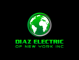 Diaz Electric of New York Inc. logo design by beejo
