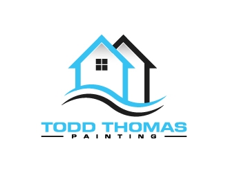 Todd Thomas Painting logo design by Alex7390