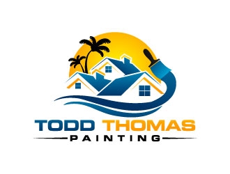 Todd Thomas Painting logo design by J0s3Ph
