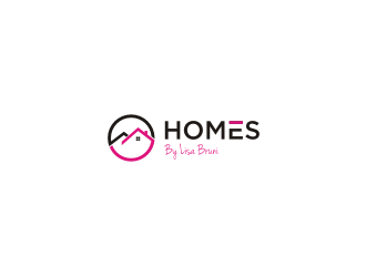 Homes By Lisa Bruni  logo design by Barkah