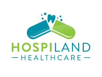 Hospiland Healthcare logo design by akilis13