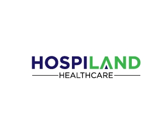 Hospiland Healthcare logo design by my!dea