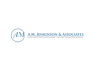 A.M. Jenkinson & Associates logo design by asyqh