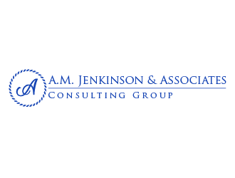 A.M. Jenkinson & Associates logo design by pollo