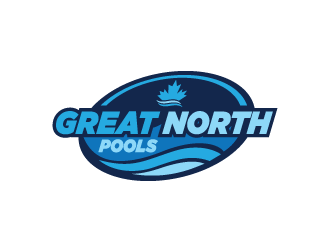 GREAT NORTH POOLS logo design by keptgoing