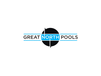 GREAT NORTH POOLS logo design by LOVECTOR