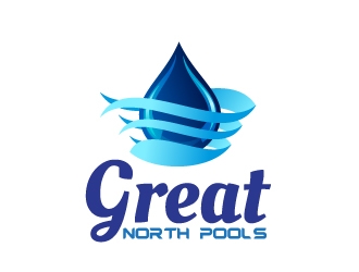 GREAT NORTH POOLS logo design by Dawnxisoul393