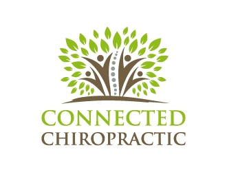 Connected Chiropractic logo design by akilis13