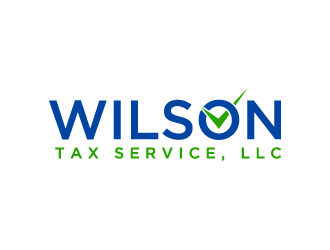 Wilson Tax Service, LLC logo design by denfransko