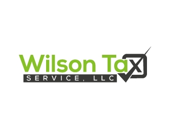 Wilson Tax Service, LLC logo design by fawadyk